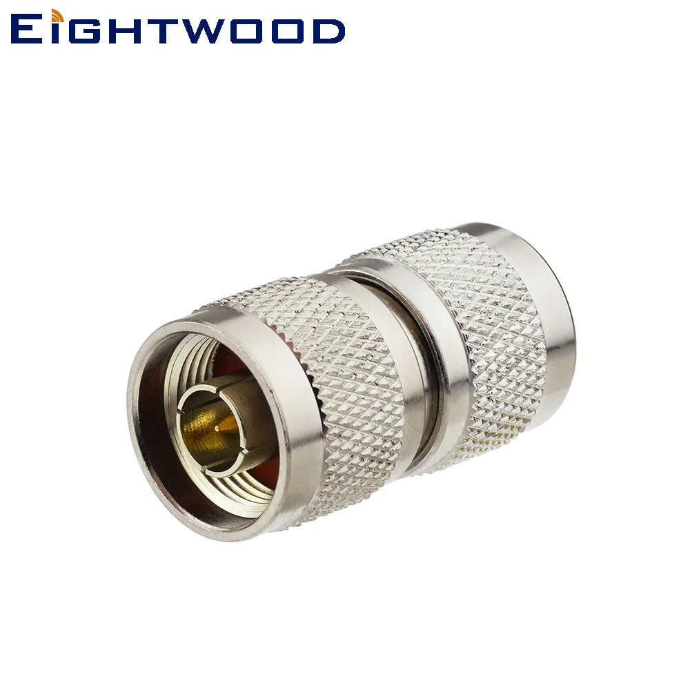 Eightwood 2-Pack N в радиочастотный коаксиальный адаптер штекер мужской разъем для 4G LTE