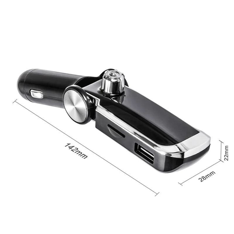 Новый автомобильный комплект громкой связи Bluetooth автомобильное зарядное