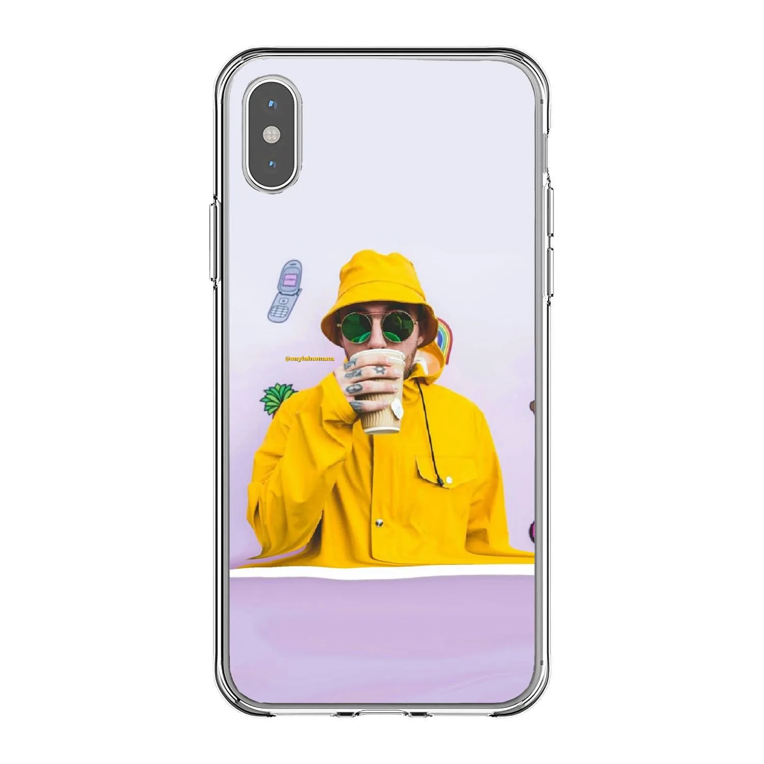 Macs Miller чехол силиконовый мягкий для телефона iPhone X10 Рэппер задняя крышка 5 5s SE 6 6splus