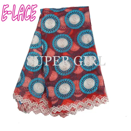 Handcut кружева африканских швейцарский гипюр кружевной ткани высокого качества с