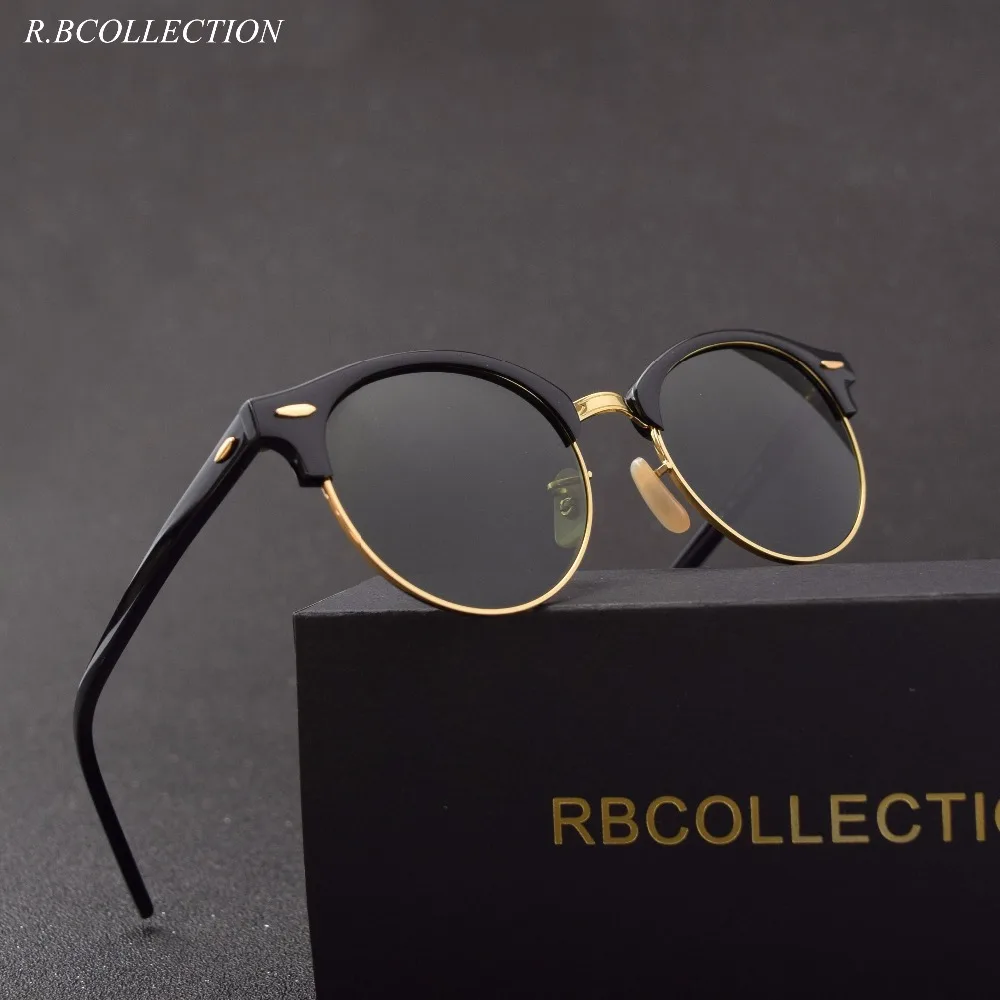 Очки солнцезащитные мужские с полуободковой оправой UV400 4246|brand sun glasses|designer