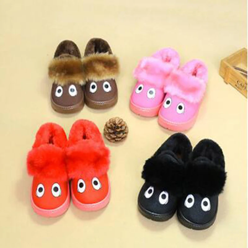 2016 Зима новый детский мультфильм водонепроницаемый теплый утолщение прекрасные