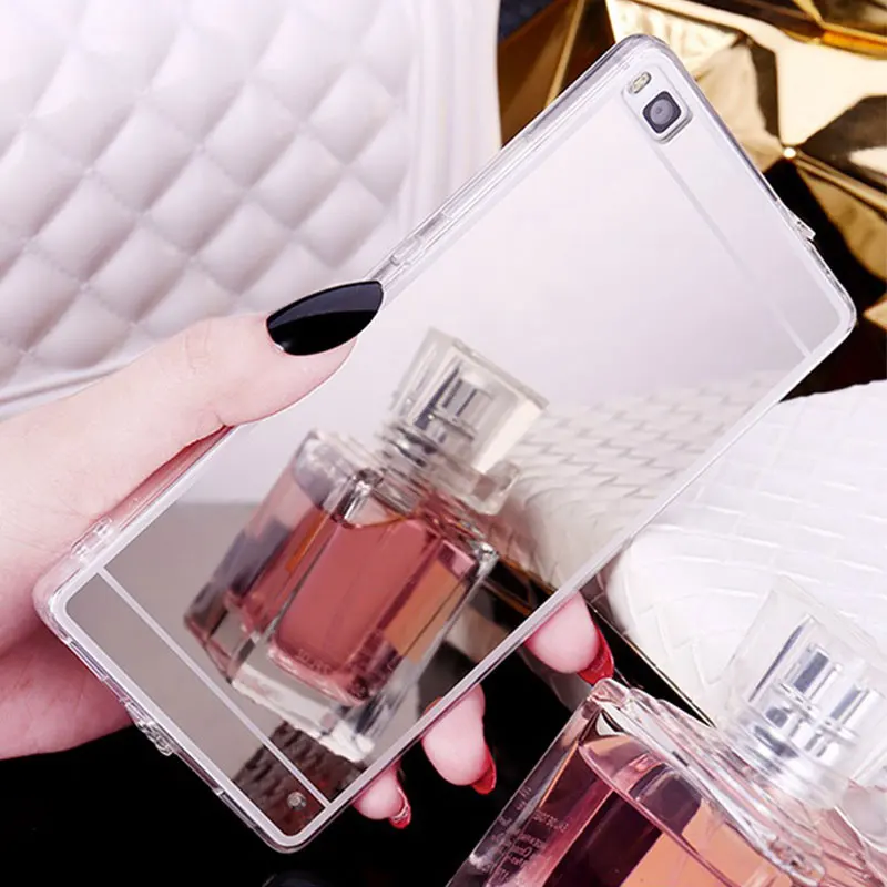 Luxury Acrylic Mirror Phone Case for Huawei Mate 10 Lite P10 P20 Pro P8 P9 2017 Mini P Smart Bling Makeup Cover Cases |