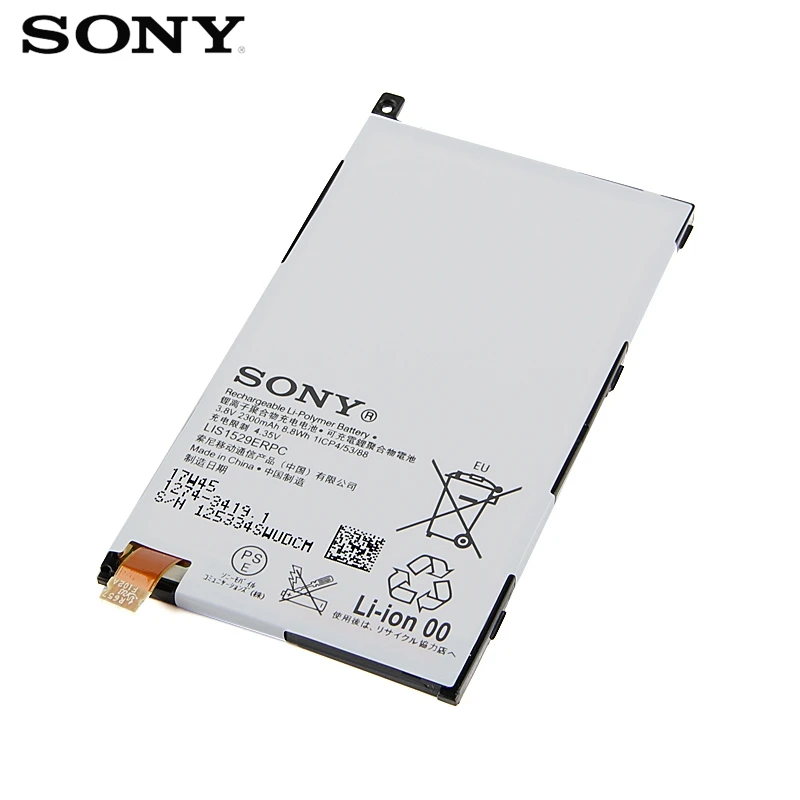 Оригинальный аккумулятор SONY для Sony Xperia Z1 mini Compact D5503 M51w LIS1529ERPC настоящая сменная