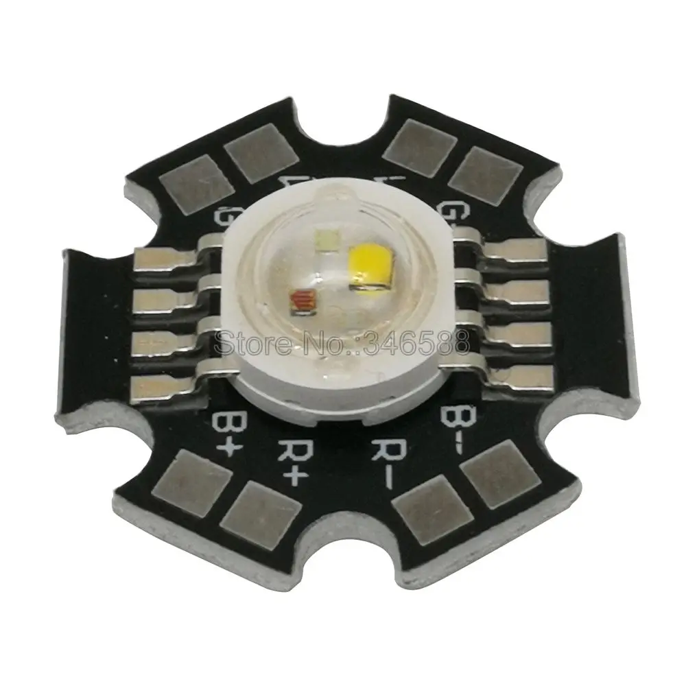 5 шт./лот! Светодиодный светильник высокой мощности 4 Вт RGBW RGBWW бусина излучатель RGB