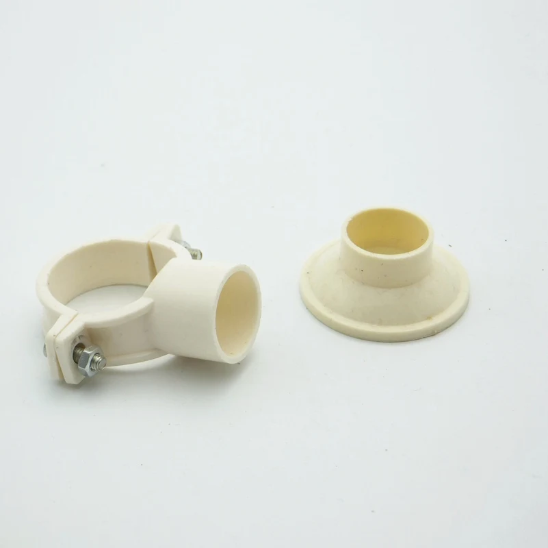Рукоятка опорного кронштейна 32 мм с основанием для фитинга труб из ПВХ