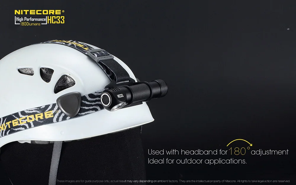 Оригинальное зарядное устройство Nitecore HC33 фар CREE XHP35 светодиодный 1800 люмен