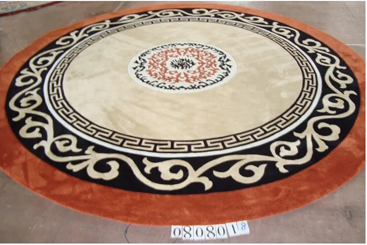 Диаметр 200 см 100% шерсть круглый ковер диаметр области коврики для гостиной мебели