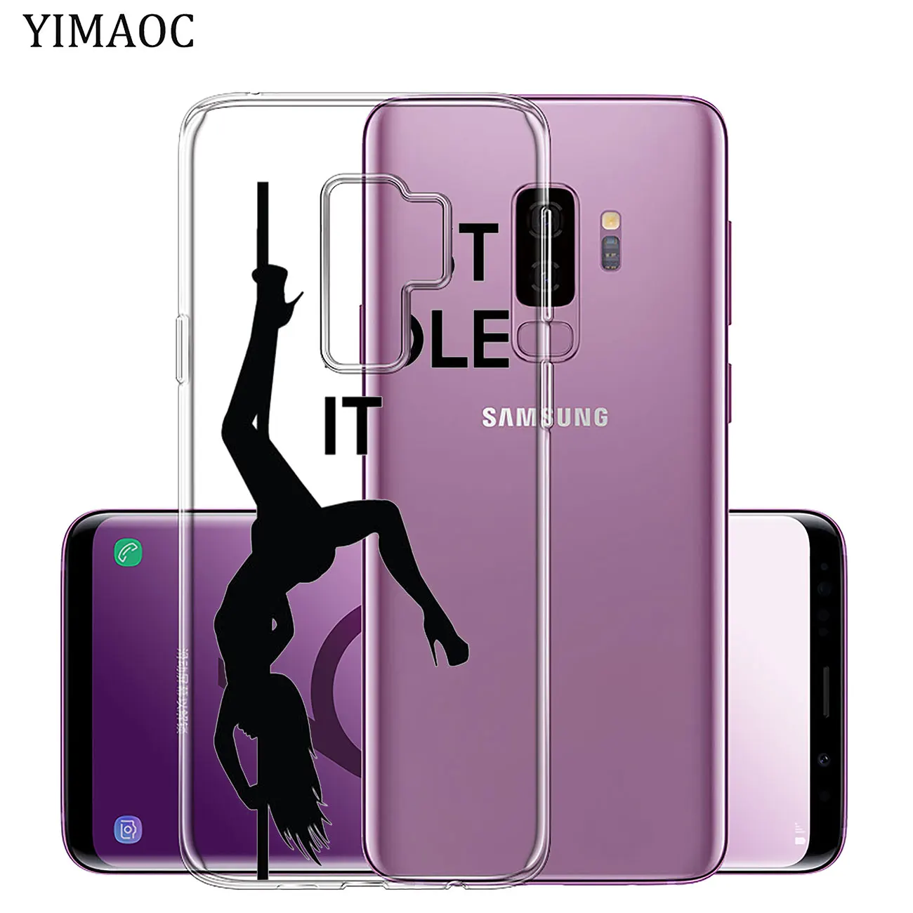 Мягкий силиконовый чехол для телефона YIMAOC Pole dance dancing Fitness из ТПУ Samsung Galaxy S10e S10 S9 S8