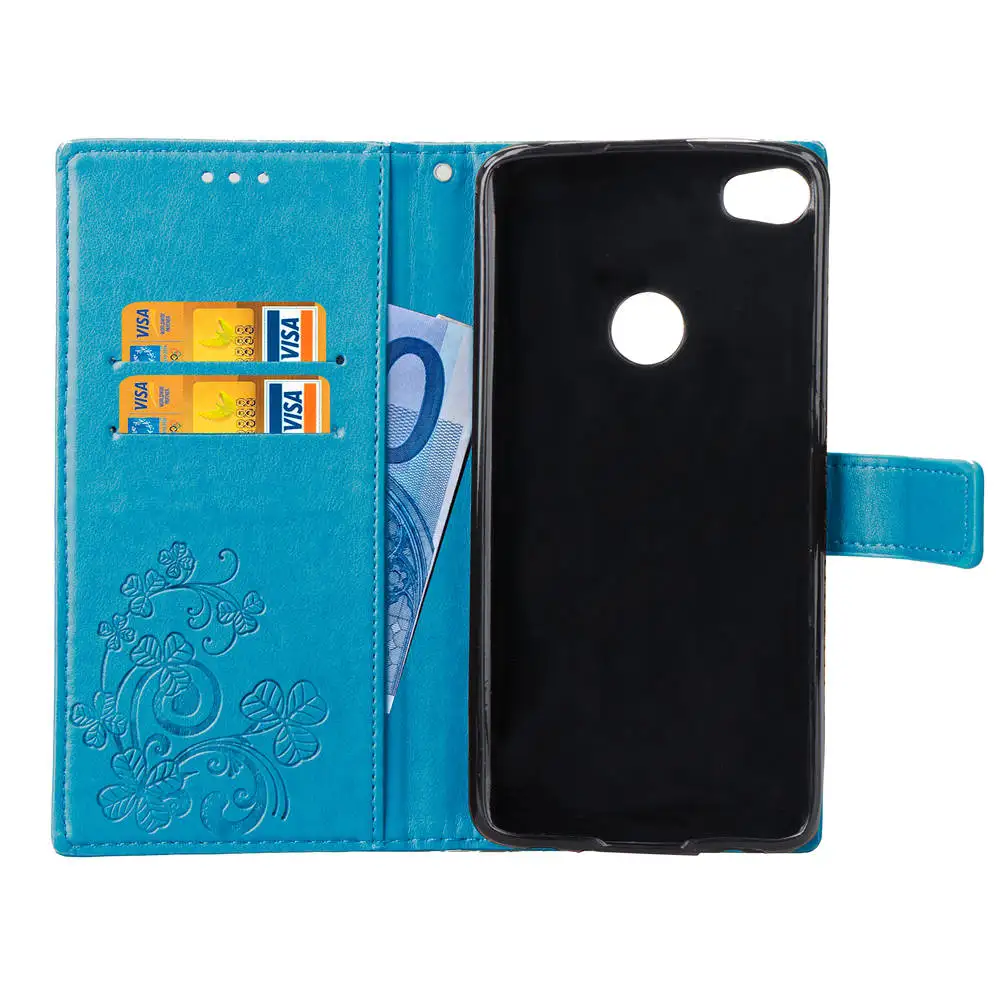 OUZifish для Alcatel idol 5 Case 2 дюймов Стенд Бумажник Кожаный флип телефон Капа Накладка