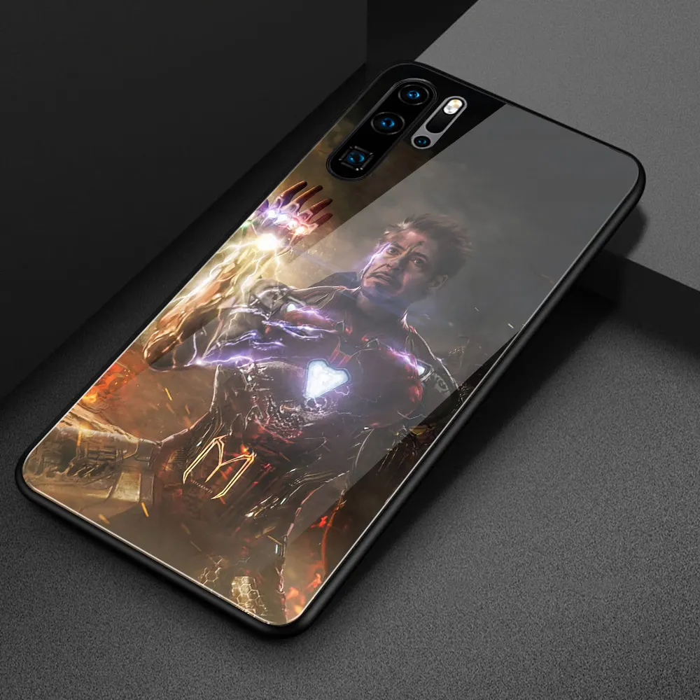 Для Huawei Y9 2019 стеклянный чехол Железный человек nova 3i для mate 9 10 20 pro 20x lite RS Nova 3 3e 4 4e |