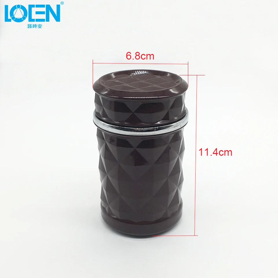LOEN автомобильный Стайлинг круглая пепельница супер ярсветодиодный лампы