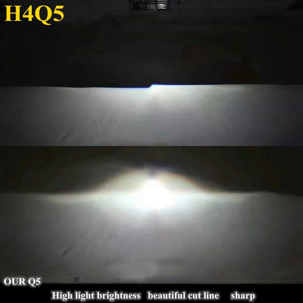 Прожекторный объектив H4Q5 Bixenon 2 шт. 3 0 дюйма квадратный D2S D2H D3S светодиодный
