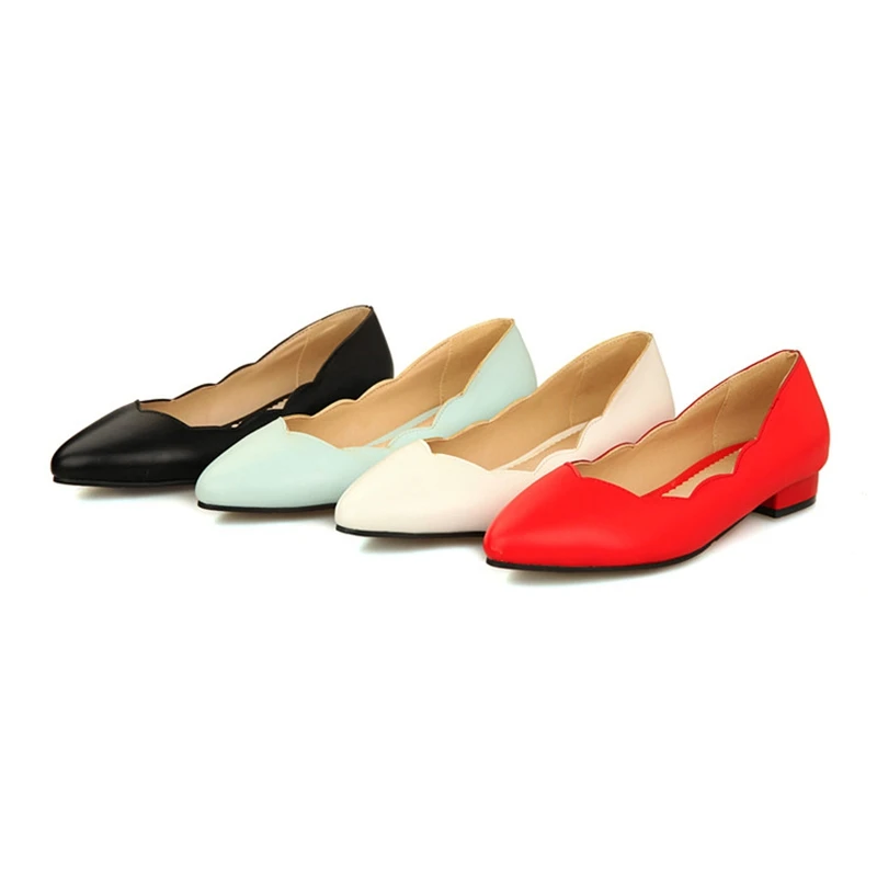 REAVE CAT/кожаные туфли Sapatos femininos; большие размеры 30-50; новые весенне-летние женские туфли на плоской подошве с острым носком; модные повседневные Черные туфли; QL4825