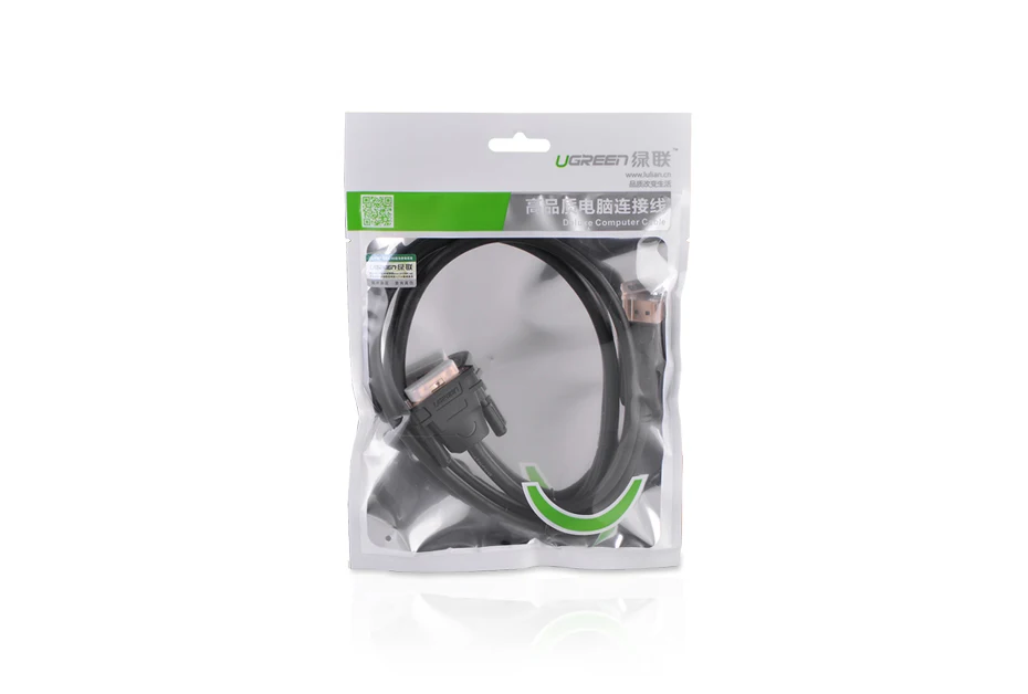 Ugreen Displayport DP to Female DVI кабель HD 1080P позолоченный с защелками для подключения видеокарт/Apple PC Projecto