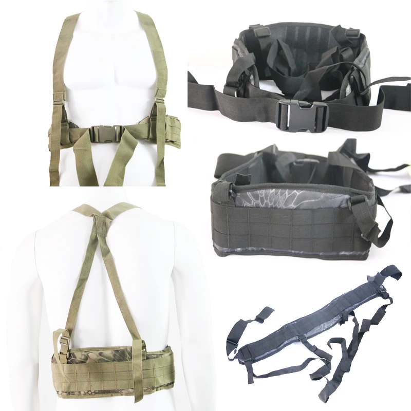 Тактическая Мягкая Спортивная поясная сумка TAK YIYING Airsoft с H-образными подтяжками