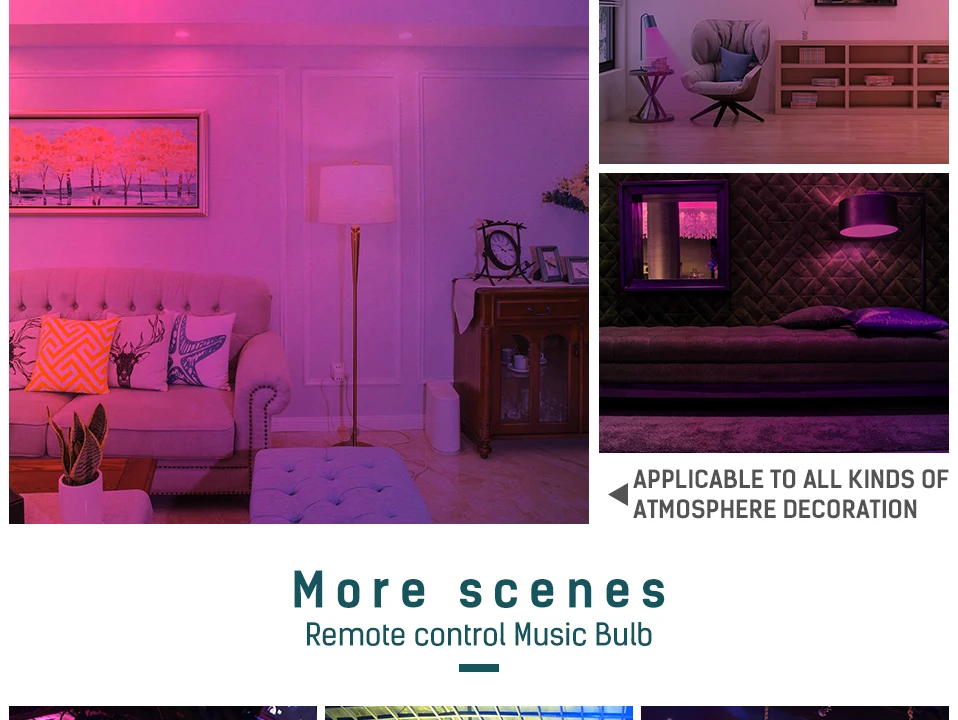 Светодиодный Bluetooth Динамик RGB+ белый круглый лампы мощностью 10 Вт 110 V-265 V Беспроводной дистанционного Управление Цвет изменение музыка светильник звук лампы
