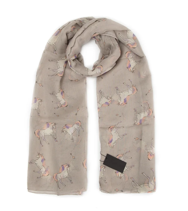 120 шт./лот 2017 новое поступление модный весенний рисунок лошадей шарф шаль