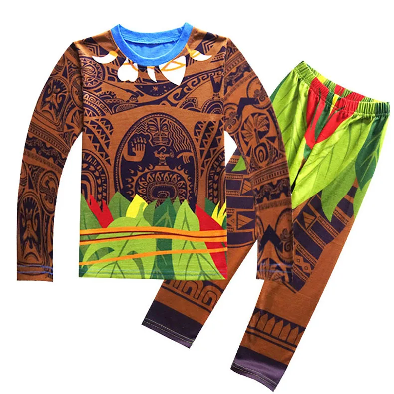 2019 Детские пижамные комплекты Одежда для маленьких мальчиков и девочек пижамы с