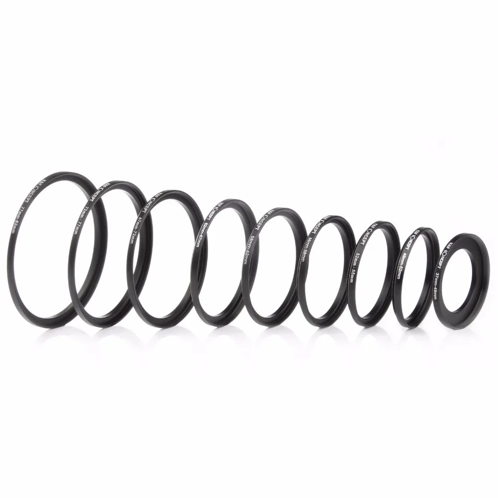 Переходное кольцо для объектива K & F CONCEPT 18 шт. 37 82 мм 49 52 55 58 62 67 72 77 мм|filter adapter|filter ring