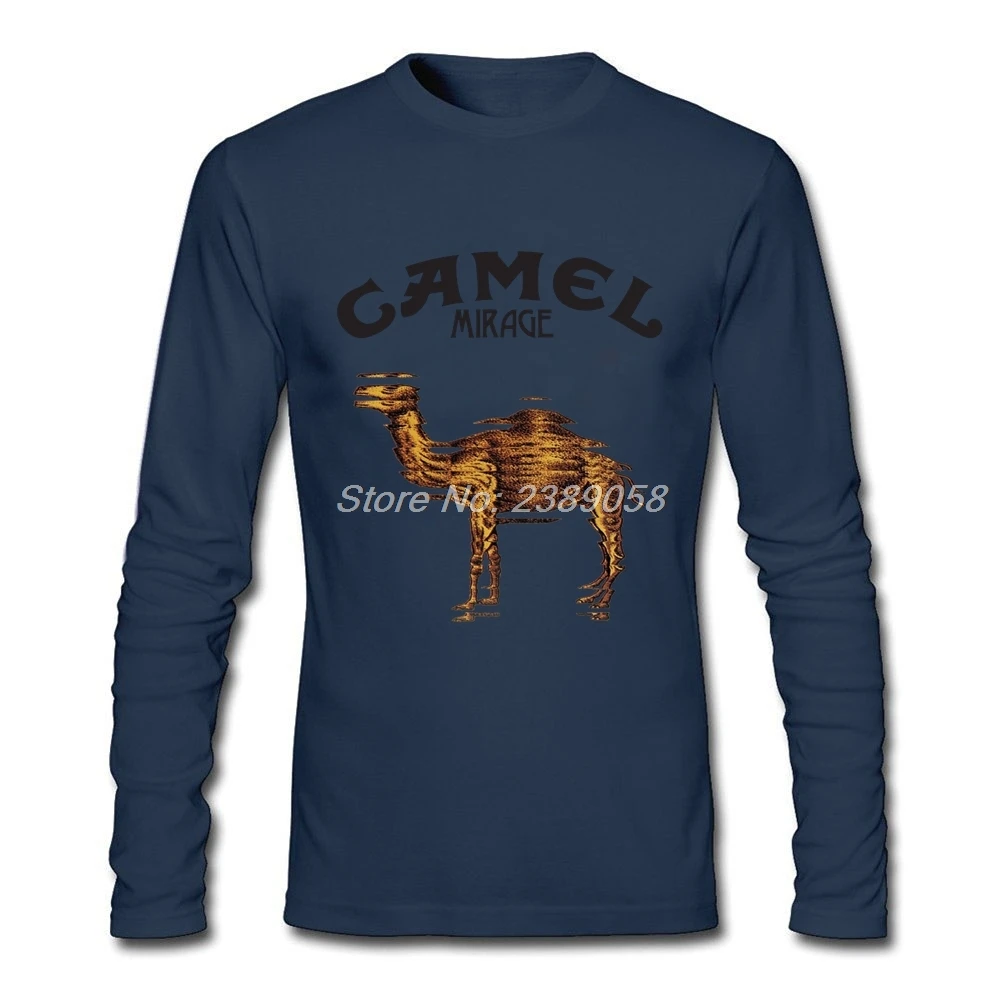 Мужская футболка в стиле ретро удобная Новинка одежда с верблюдом графическая