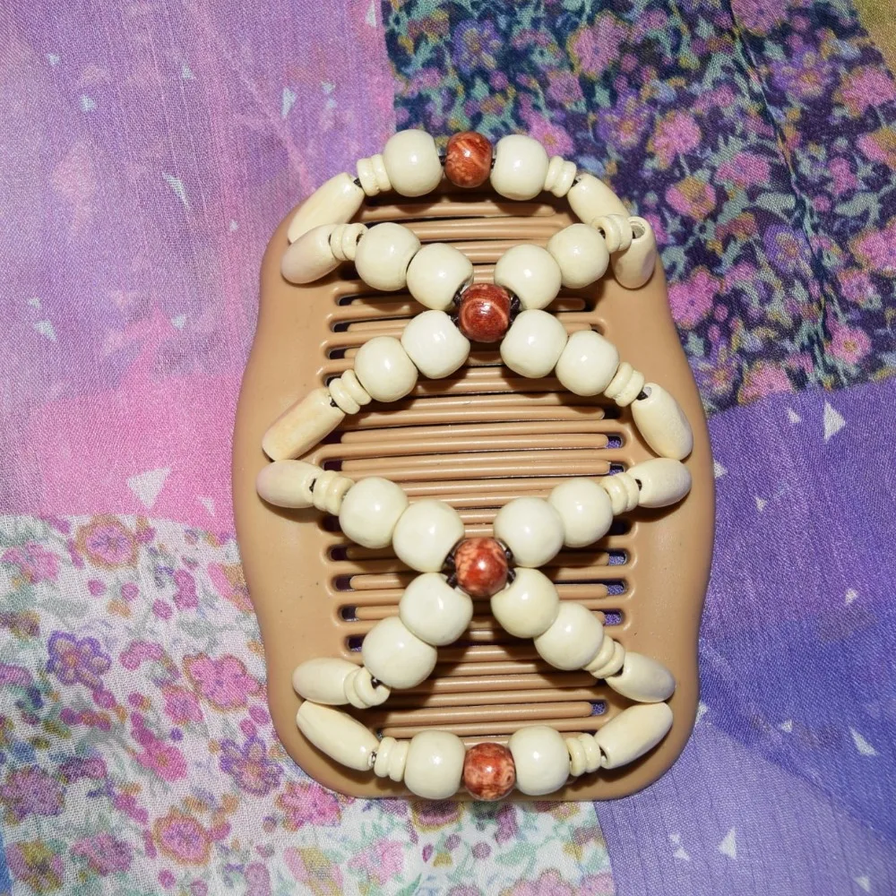 Ful Wooden Beads Magic New High Quality Comb 20 Pcs/lot