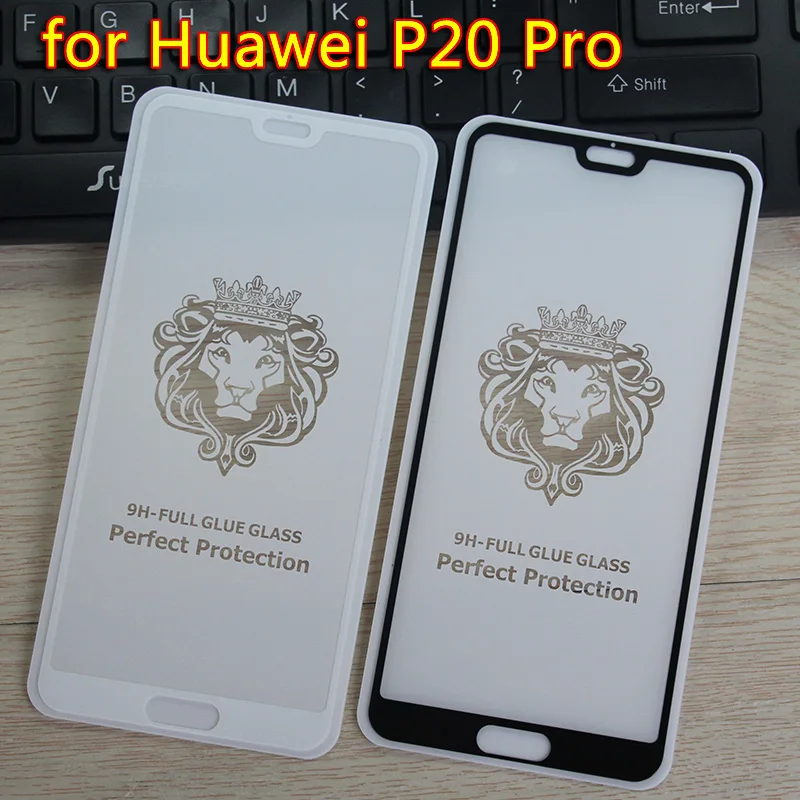 Для huawei P20 Pro две прочные Закаленное стекло пленка 9H 2.5D полное покрытие протектор