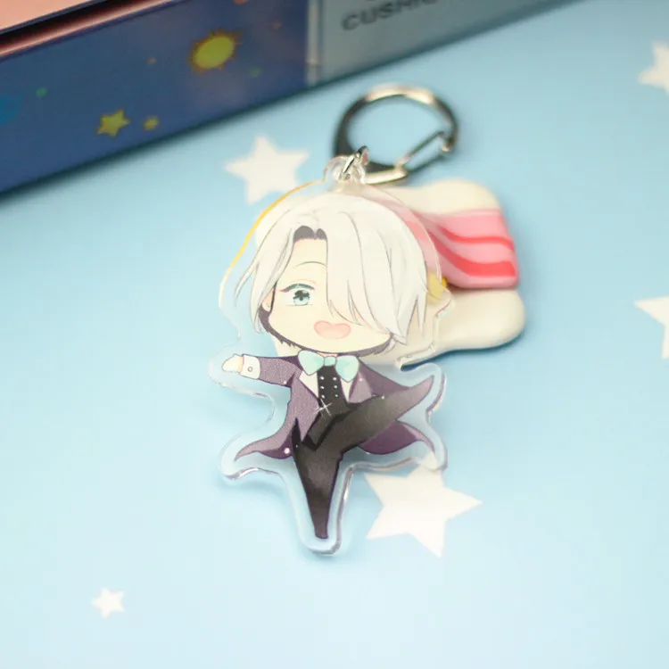 2020 Горячая Аниме Юрий на льду брелок Виктор Никифоров подвеска Katsuki Косплэй