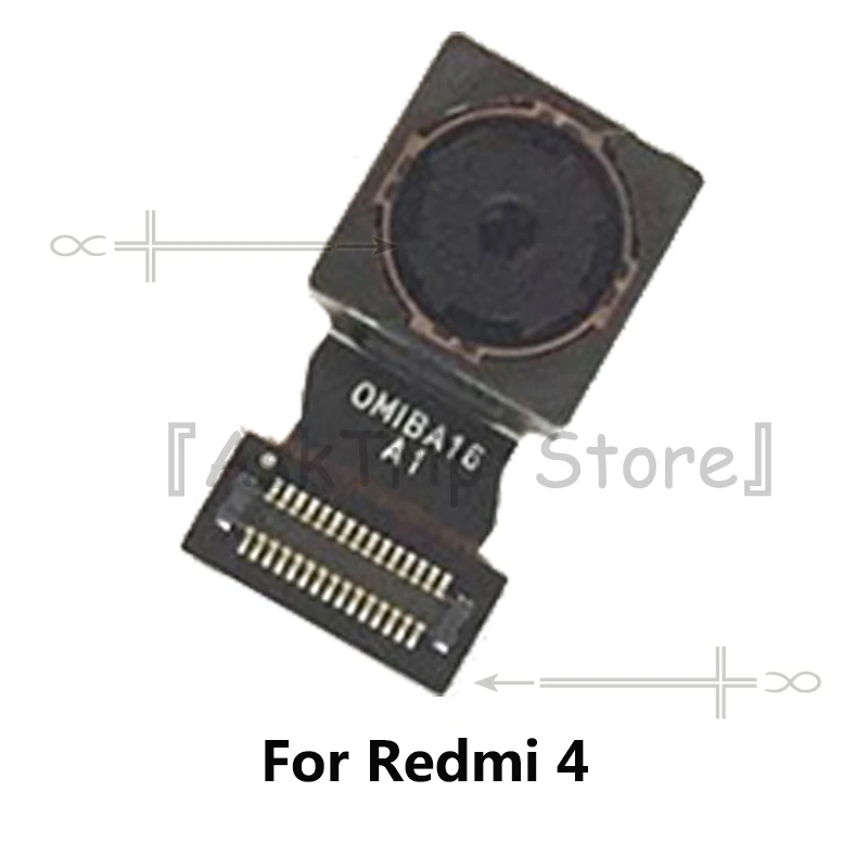 For Redmi 4 Новинка для Xiaomi Redmi 3 3s 4 4X 4A Pro 5 5A Plus оригинальная задняя большая Основная камера гибкий кабель, запчасти для ремонта - Цвет: For Redmi 4