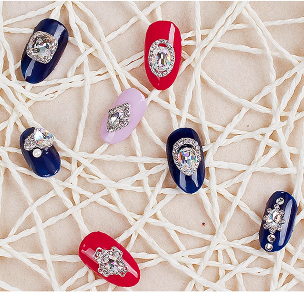 Мини-дизайн ногтей Стразы трапециевидные микро Кристальные камни Кристалл