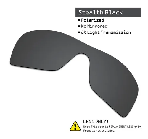 Stealth Black SmartVLT поляризованные Сменные линзы для солнцезащитных очков Oakley Antix-несколько вариантов - Цвет линз: Stealth Black