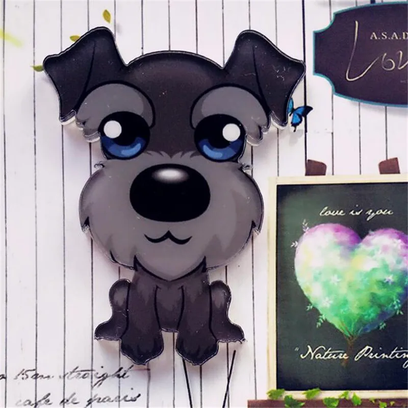 Новая мода 1 шт. милые животные 5 типов акриловые значки в стиле Харадзюку