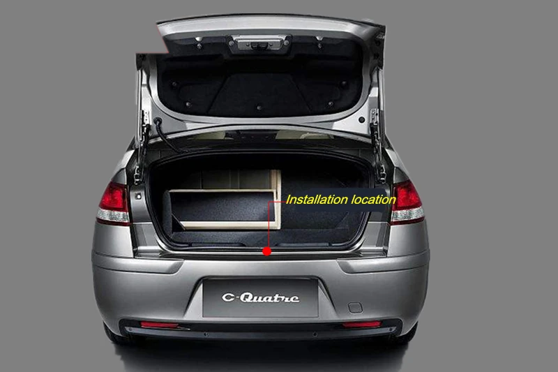 Junhom Желтый поворотный сигнал потока Светодиодная лента багажника свет задняя