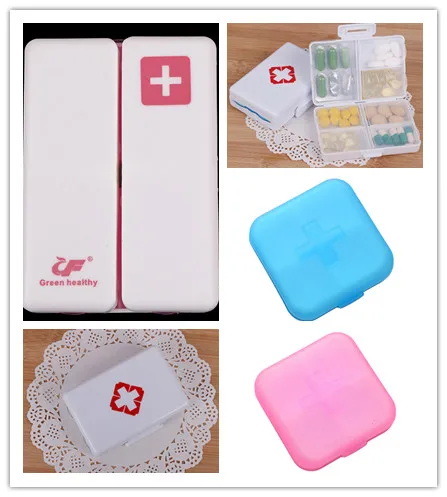 Портативный 7 дней Контейнер для лекарств пустые держатели таблеток мини