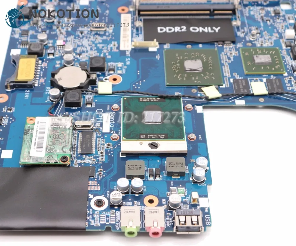 NOKOTION для samsung R60 NP-R60 Материнская плата ноутбука X2400 графика процессор BA92-04962A BA92-04962B