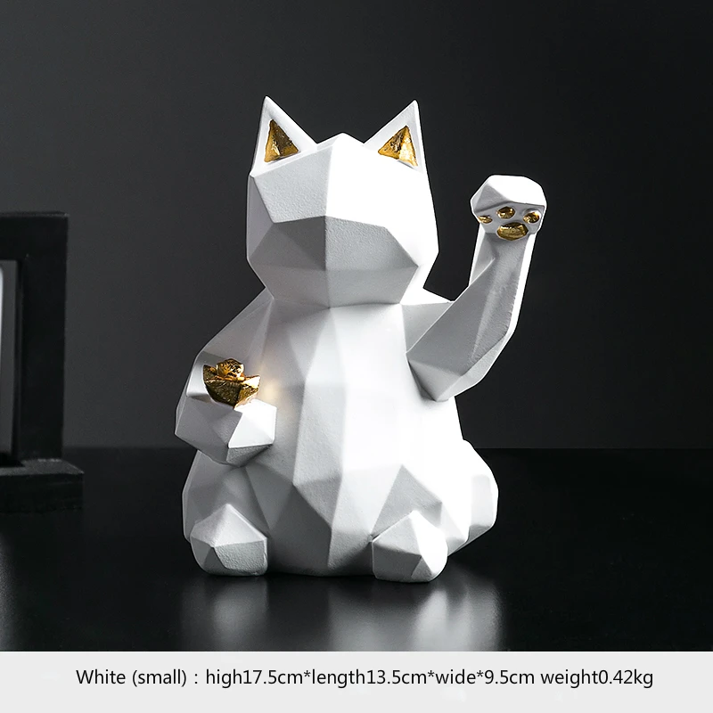 Счастливый Кот Украшения Креативные украшения для дома maneki neko ev aksesuarlari fengshui