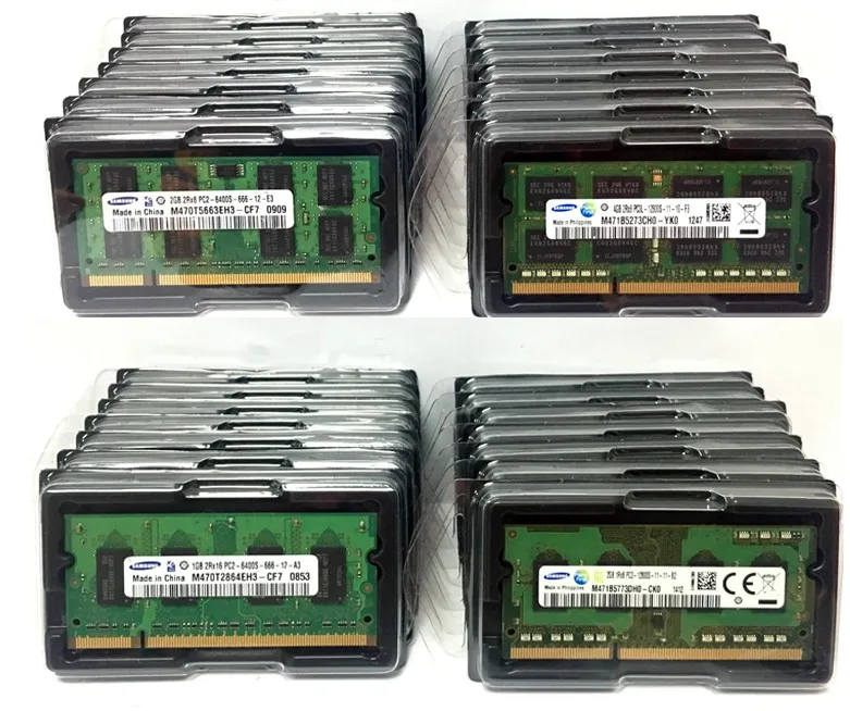 Модуль оперативной памяти ECC для ноутбука 2 ГБ 2G 2RX8 5300S 6400S 5300 6400 DDR2 667 800 МГц
