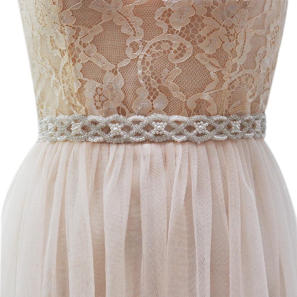 Бесплатная доставка S221 Свадебные ремни с жемчугом свадебные пояса Люкс Жемчуг