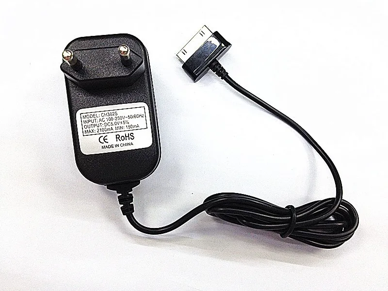 Зарядное устройство с европейской вилкой для Samsung Galaxy Tab P7500 P7510 P1000 P7300 P7310 P6800 P6200