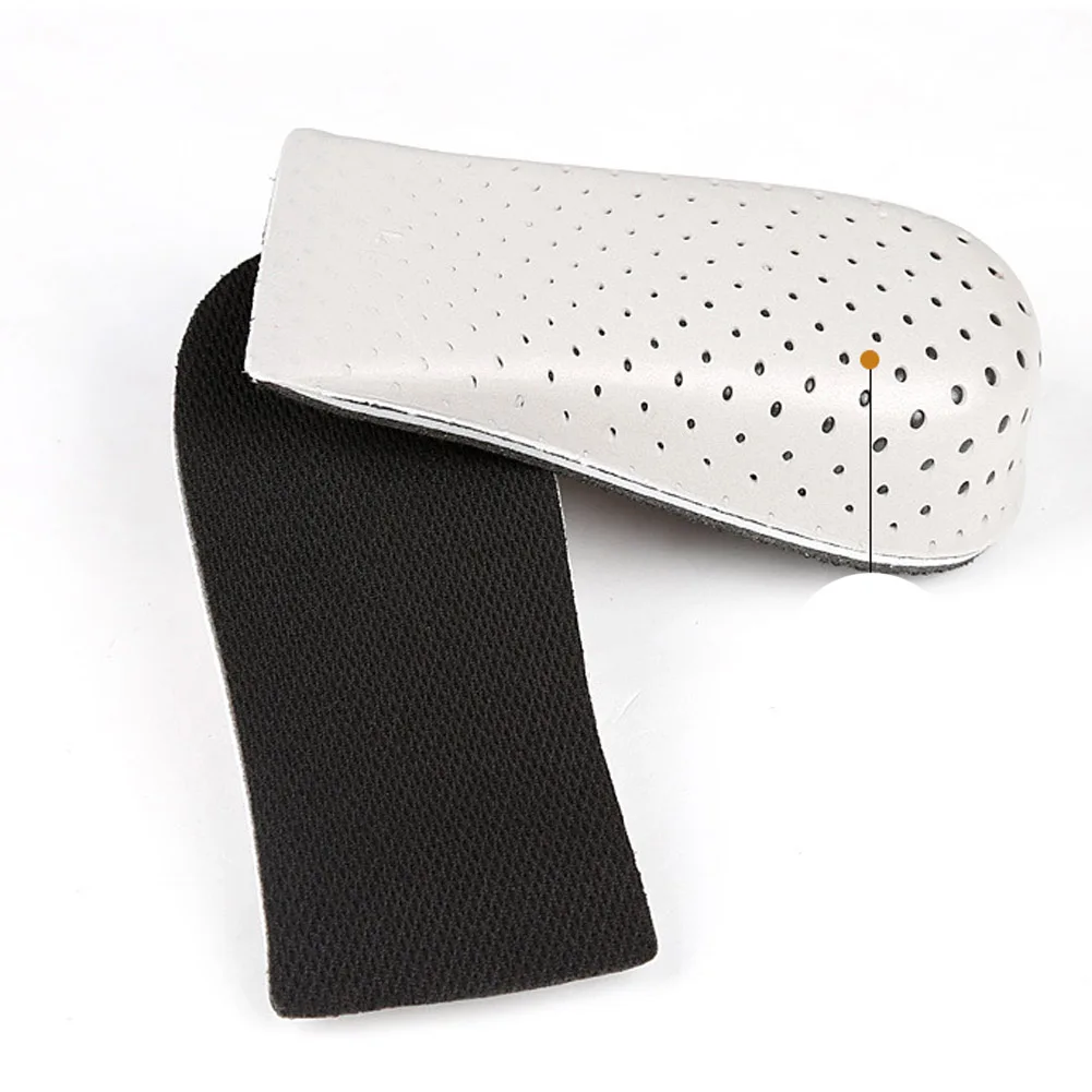 Дышащие половинные стельки для обуви 1 пара увеличения высоты спортивной унисекс