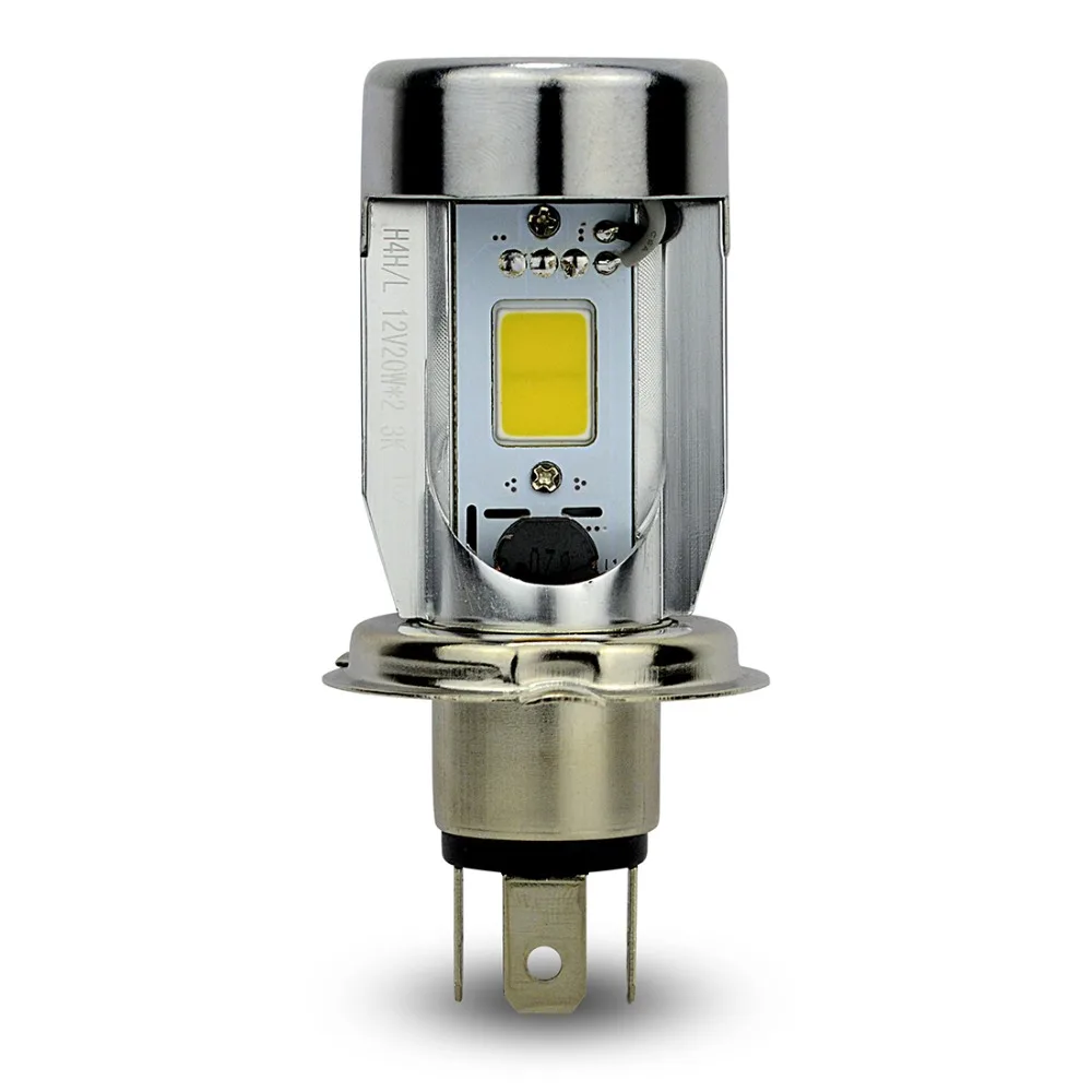 Safego H4 6500K светодиодный головной светильник для мотоцикла hi/lo 20 Вт* 2 2000 лм* 2 светильник для мопеда, скутера, мотоцикла, лампа белого цвета, DC 12 В