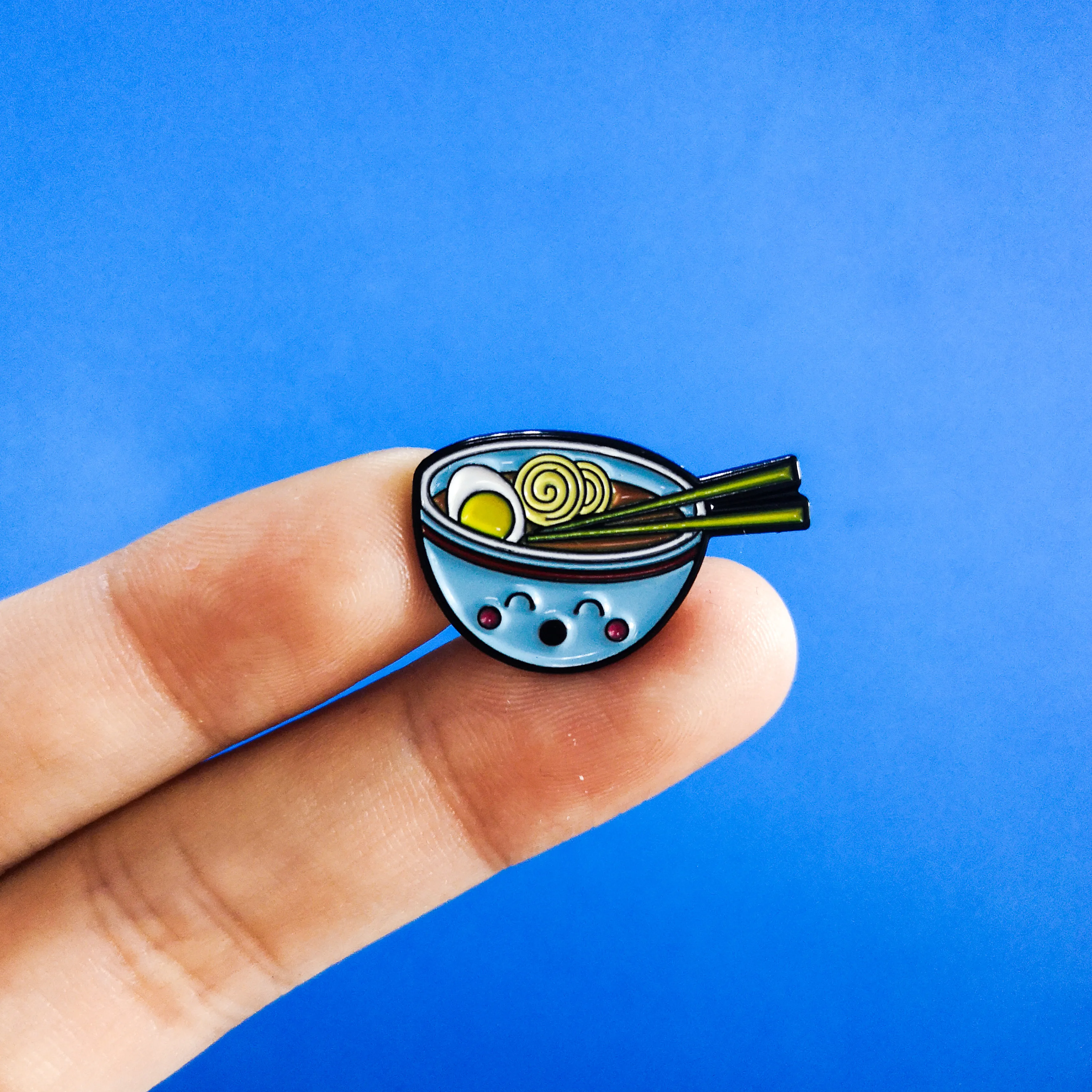 QIHE ювелирные изделия японский Стиль эмаль коллекция булавок Фудзи Ramen из под