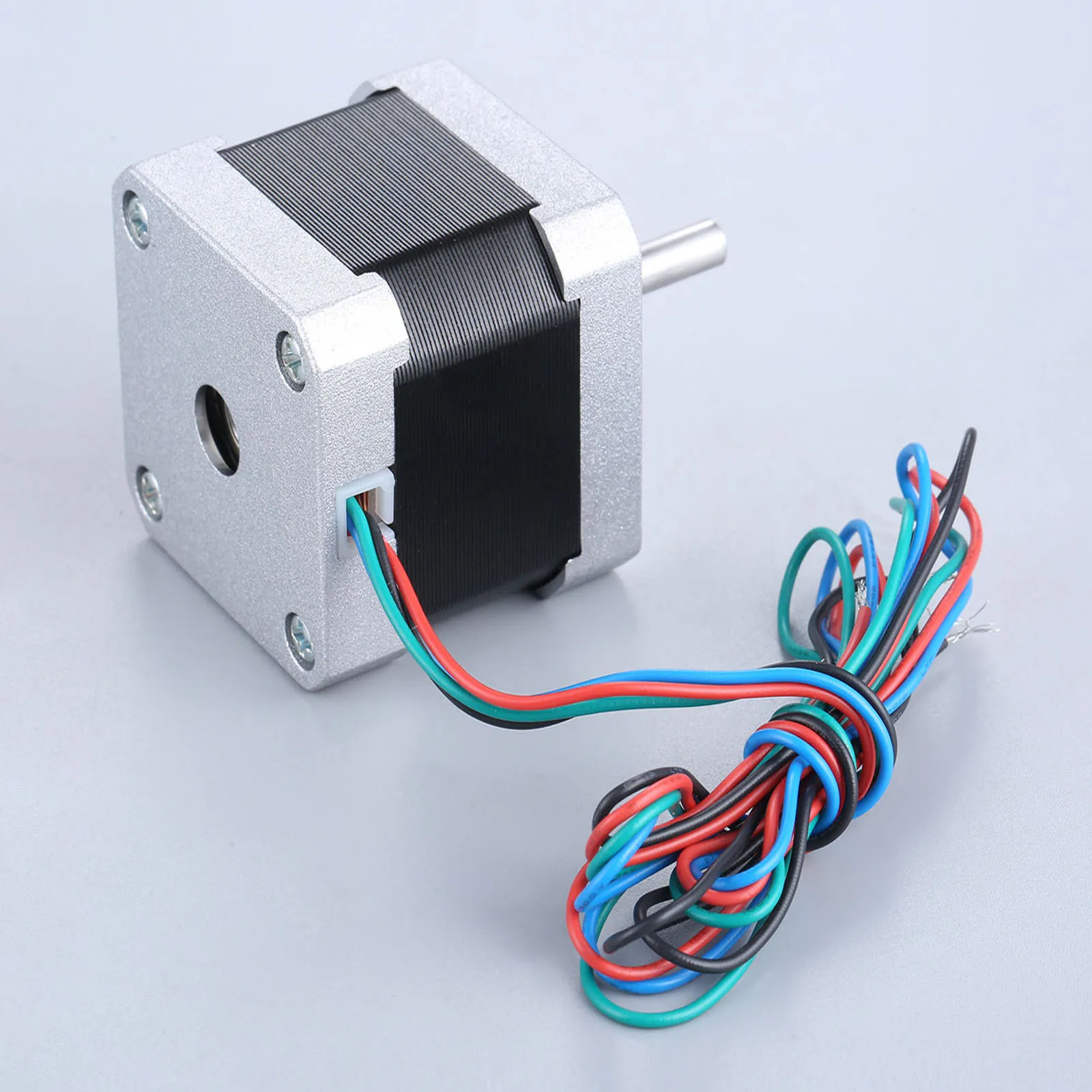 Фото Nema 17 шаговый двигатель 6V 1.2A 60 мм 1 8 градусов 2 фазы 53 кг. см 4 провода для 3D принтера Nema 17 шаговый двигатель 6V 1.2A 60 мм 1 8 градусов 2 фазы 53 кг. см 4 провода для 3D принтера