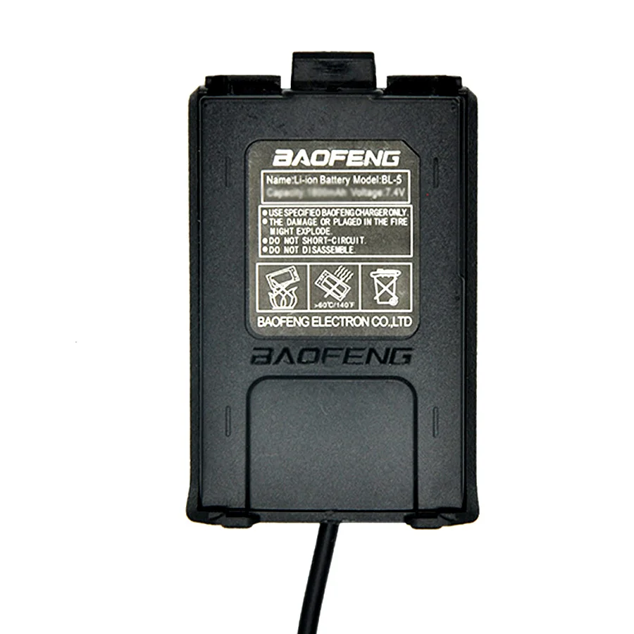 Baofeng автомобильный аккумулятор для UV-5R 5RA 5RE Walkie talkie аксессуары для автомобильного зарядного устройства