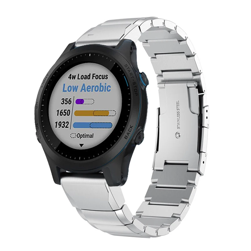 Металлический ремешок Laforuta Forerunner 945 для Garmin 935 Fenix 5 5Plus браслет из нержавеющей