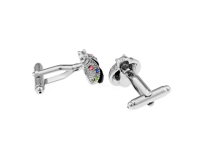 Модные запонки iGame с божьей коровкой качественные роскошные разноцветные со