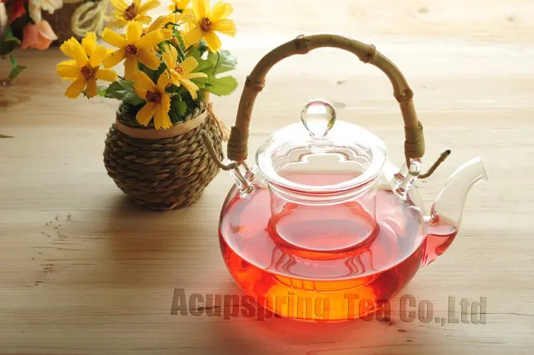 600 мл Стекло Кофе горшок Чай бамбуковой ручкой B03 бесплатная доставка | Дом и сад