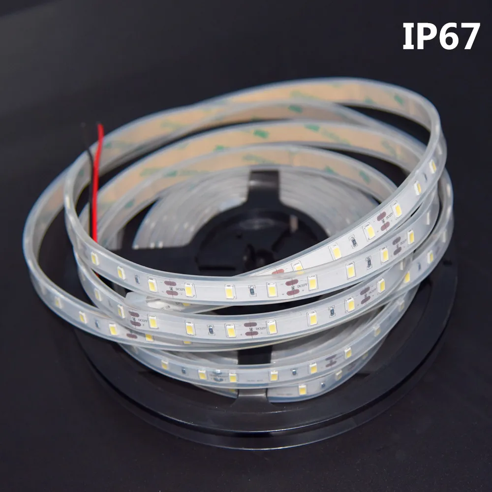 Прямая с фабрики оптом 500 м/лот SMD5630 IP67 5 м/рулон 60 светодиодов/m DC12V компании mlight, работающая при напряжении свет