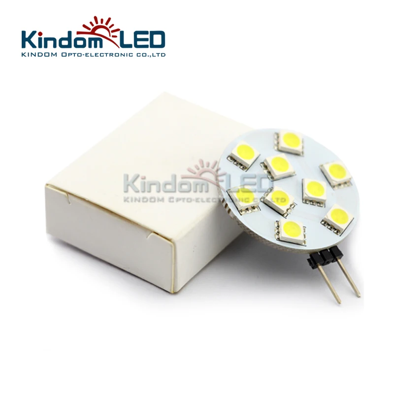 Kindomled 10 шт. G4 LED диск Круглый вытяжка лампа для лодки/автомобильной SMD5050 12 В 24 DC