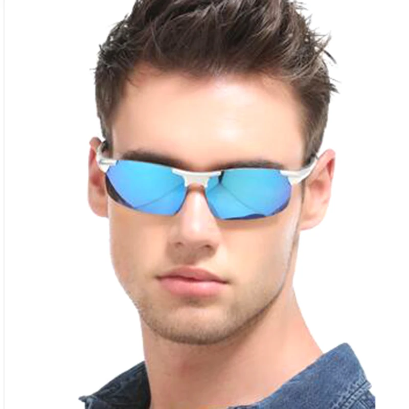 Zexi Алюминий магния Солнцезащитные очки для женщин Для мужчин Элитный бренд без